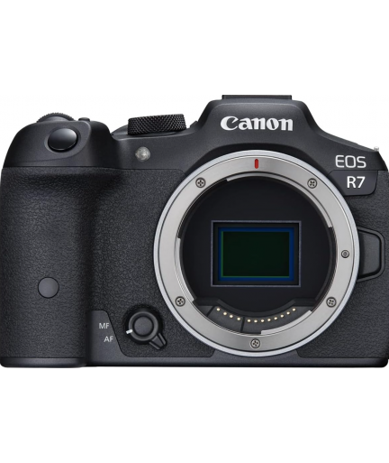 Canon EOS R7 Mirrorless Camera (Body Only), Hybrid Camera, 32.5 Megapixel (APS-C) CMOS Sensor, 4K Video, for Sports, Action, Content Creators, Vlogging Camera, Black